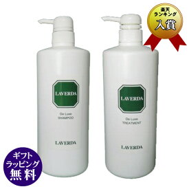 LAVERDA ラベルダ DX シャンプー&トリートメント 各1L セット（アミノ酸系活性剤配合 髪と地肌のうるおい 9種類のハーブエキス ホホバ油 シルクプロテイン配合）【送料無料（沖縄県・離島は配送不可）】