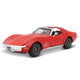 ミニカー 1/24 Maisto シボレー コルベット スティングレイ 1970 レッド ／ ダイキャスト ダイカスト モデルカー 完成品 マイスト コレクション インテリア プレゼント スケールモデル ディスプレイ