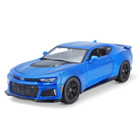 Maisto（マイスト） 1/24 2017 シボレー カマロ ZL1 ブルー ／ スポーツカー レース グッツ アメ車 旧車 レース インテリア おもちゃ オモチャ おすすめ プレゼント プレミア ダイキャストカー ダイキャスト モデルカー ミニカー 車 完成品