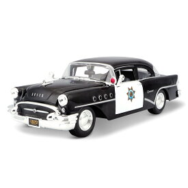 Maisto（マイスト）1/26 ビュイック センチュリー 1955 パトカー ／ スポーツカー 1/24 レース グッツ アメ車 旧車 レース インテリア おもちゃ オモチャ おすすめ プレゼント プレミア ダイキャストカー ダイキャスト モデルカー ミニカー 車 完成品