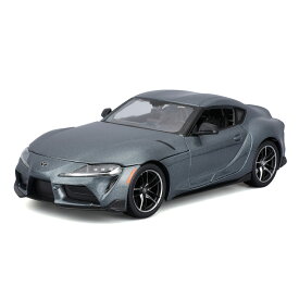 Maisto（マイスト） 1/24 トヨタ スープラ GR グレー ／ スポーツカー レース グッツ アメ車 旧車 レース インテリア おもちゃ オモチャ おすすめ プレゼント プレミア ダイキャストカー ダイキャスト モデルカー ミニカー 車 完成品