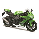 Maisto（マイスト） 1/12 カワサキ ニンジャ ZX-10R ／ グリーン 日本 グッツ 日本車 レース インテリア おもちゃ オモチャ おすすめ プレゼント プレミア ダイキャストカー ダイキャスト モデルカー ミニカー オートバイ モデル バイク モトクロス 完成品