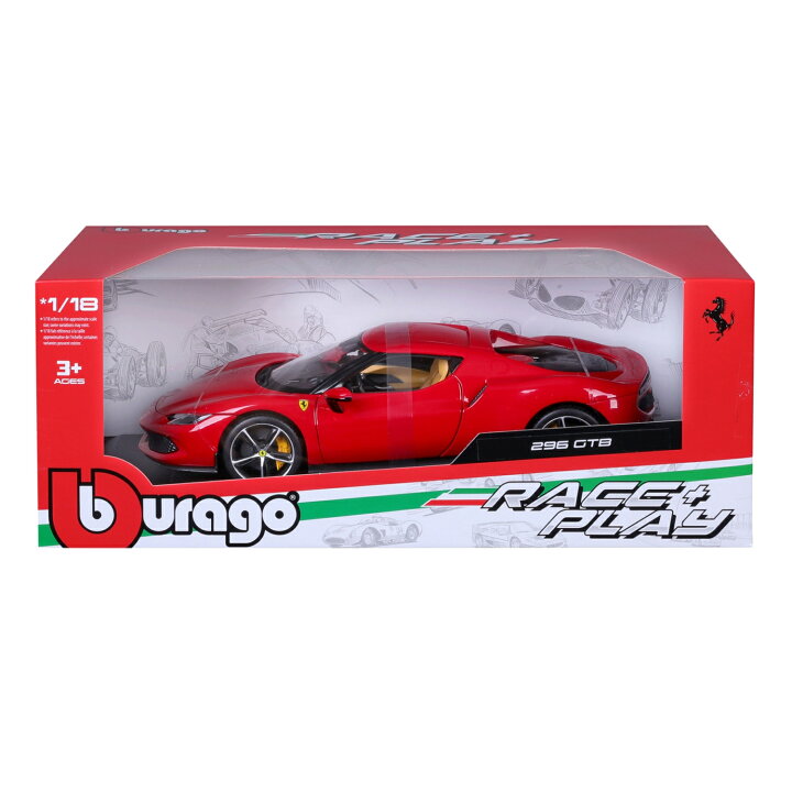 楽天市場】Bburago（ブラーゴ） 1/18 フェラーリ 296 GTB ハイブリッド  