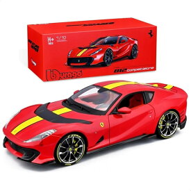 Bburago（ブラーゴ）1/18 シグニチャー フェラーリ 812 コンペティツィオーネ レッド ／ スーパーカー スポーツカー レース グッツ おもちゃ おすすめ プレゼント ブラゴ ブラゴー ダイキャストカー ダイキャスト モデルカー ミニカー 車 完成品