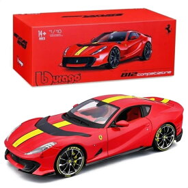 Bburago（ブラーゴ）1/18 シグニチャーシリーズ フェラーリ 812 コンペティツィオーネ レッド ／ スーパーカー スポーツカー レース グッツ インテリア おもちゃ おすすめ プレゼント プレミア ブラゴ ブラゴー ダイキャストカー ダイキャスト モデルカー ミニカー 車 完成品