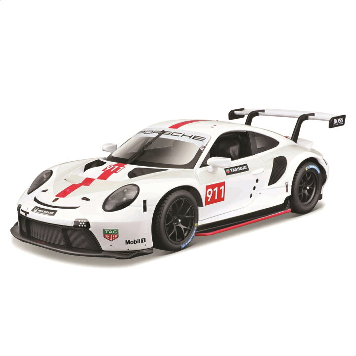 楽天市場】ミニカー 1/24 Bburago ポルシェ 911 RSR ホワイト ／ ダイ 