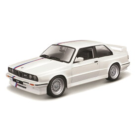 Bburago（ブラーゴ） 1/24 BMW M3 (E30) 1989 ホワイト ／ スーパーカー スポーツカー レース グッツ インテリア おもちゃ オモチャ おすすめ プレゼント プレミア ブラゴ ブラゴー ダイキャストカー ダイキャスト モデルカー ミニカー 車 完成品