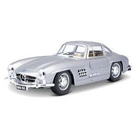 Bburago（ブラーゴ） 1/24 メルセデスベンツ 300 SL 1954 シルバー ／ グレー スーパーカー スポーツカー レース グッツ インテリア おもちゃ おすすめ プレゼント ブラゴ ブラゴー ダイキャストカー モデルカー ミニカー 車 完成品