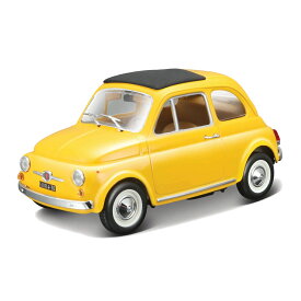Bburago（ブラーゴ） 1/24 フィアット 500F 1965 イエロー ／ グッツ インテリア ルパン ルパン三世 映画 アニメ おもちゃ オモチャ おすすめ プレゼント プレミア ブラゴ ブラゴー ダイキャストカー ダイキャスト モデルカー ミニカー 車 完成品
