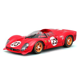 Bburago（ブラーゴ） 1/24 フェラーリ 330 P4 デイトナ レース レッド ／ グッツ スーパーカー スポーツカー レース インテリア おもちゃ オモチャ おすすめ プレゼント プレミア ブラゴ ブラゴー ダイキャストカー ダイキャスト モデルカー ミニカー 車 完成品