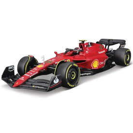 Bburago（ブラーゴ） 2022モデル 1/43 シグネチャー シリーズ フェラーリ F1-75 #55 カルロス サインツ （ドライバー付き）／ レッド F1 レース レーシング グッツ おもちゃ プレゼント ブラゴ ブラゴー ダイキャストカー ダイキャスト モデルカー ミニカー 車 完成品