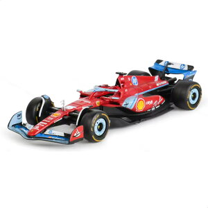 Bburago(ブラーゴ) 2024年モデル 1/43 F1 フェラーリ SF-24#16 シャルル・ルクレール マイアミGPカラー(ドライバーなし)/ レッド F1 レース レーシング グッツ おすすめ プレゼント ブラゴ ブラ