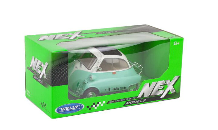 楽天市場】Welly（ウィリー） 1/18 BMW イセッタ グリーン 