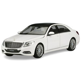 Welly（ウィリー） 1/24 メルセデス ベンツ Sクラス ホワイト ／ ヨーロッパ車 スーパーカー スポーツカー レース グッツ アメ車 旧車 レース インテリア おもちゃ オモチャ おすすめ プレゼント プレミア ダイキャストカー ダイキャスト モデルカー ミニカー 車 完成品