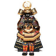 【子供着用鎧】【武将】三歳〜七歳着用徳川家康公大鎧：龍玉作【五月人形】
