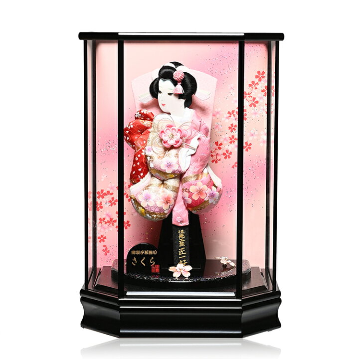 楽天市場】【押絵羽子板】羽子板 10号佐倉：本仕立京金彩桃花色振袖 