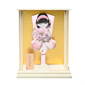 【押絵羽子板】羽子板8号レトロ&モダン押絵羽子板ケース:伏見屋監修【羽子板アクリルケース】