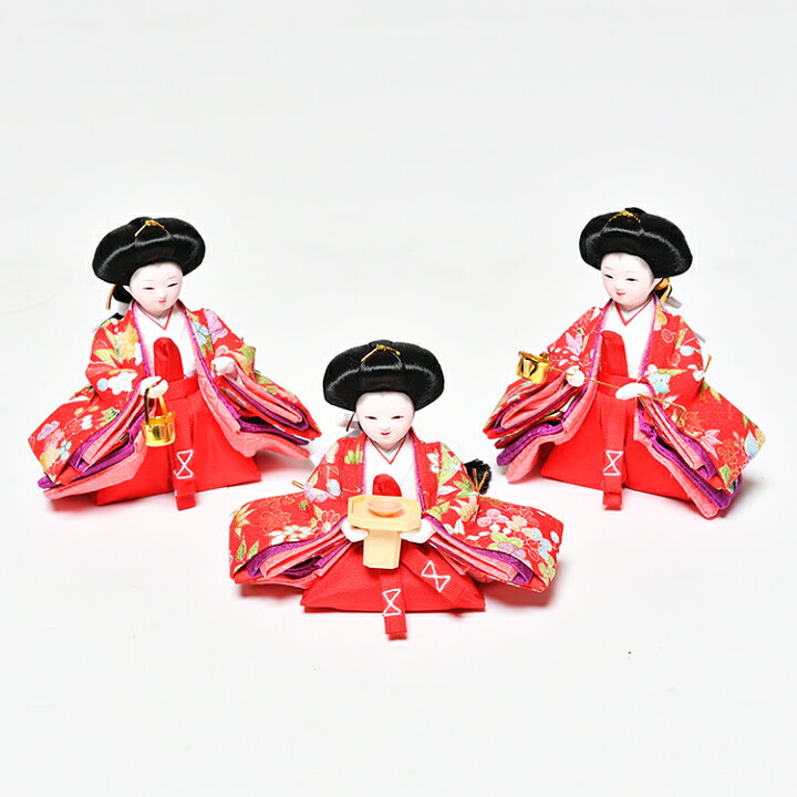 楽天市場】【雛人形】【七段飾】五段飾十五人揃飾山科 雛 芥子親王柳十 