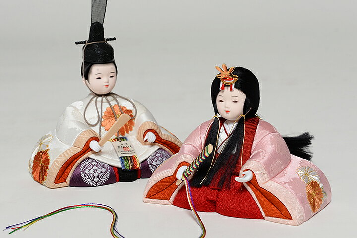 楽天市場】【雛人形】【木目込親王飾】木目込親王飾：草園作【ひな人形 