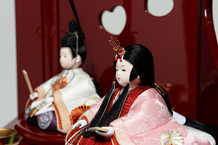 楽天市場】【雛人形】【木目込親王飾】木目込親王飾：草園作【ひな人形 