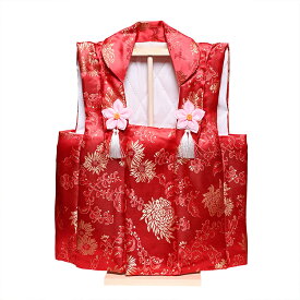 【雛人形】初節句祝着：金襴被布スタンド付 D【ひな人形】