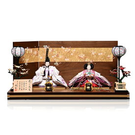【雛人形親王飾】京十番親王：花衣雛：平安優香作【雛人形】【親王飾】