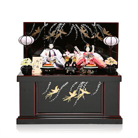 【雛人形収納飾】京三五親王飾：鳳凰雛：瑞祥作【雛人形】【親王飾】