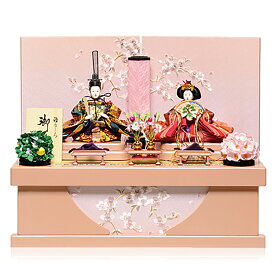 【雛人形収納飾】小三五親王飾：小桜雛：伏見屋監修【雛人形】【親王飾】