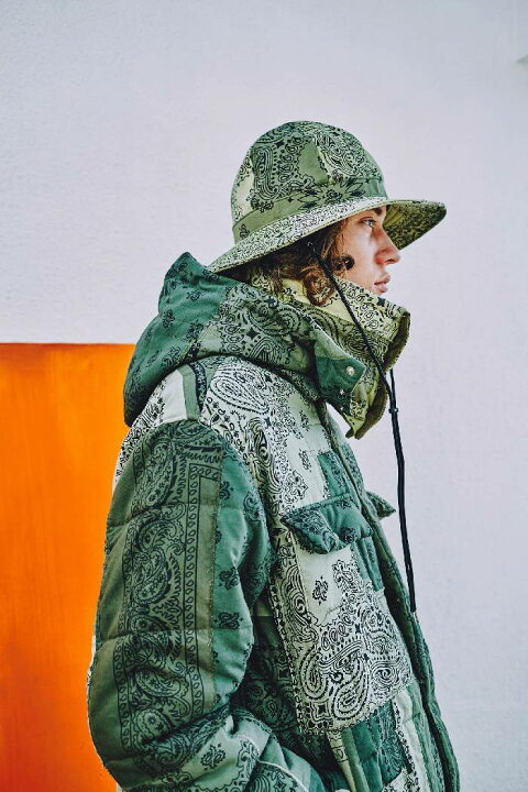 楽天市場】SEVESKIG セヴシグ DYED BANDANA JACKET バンダナCPO 