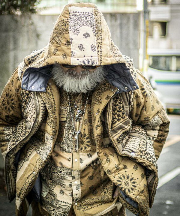 楽天市場】SEVESKIG セヴシグ DYED BANDANA JACKET バンダナCPO 