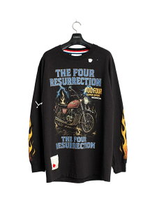 2026-27AW SEVESKIG�@Honda vs SEV CB400FOUR L/SL TEE