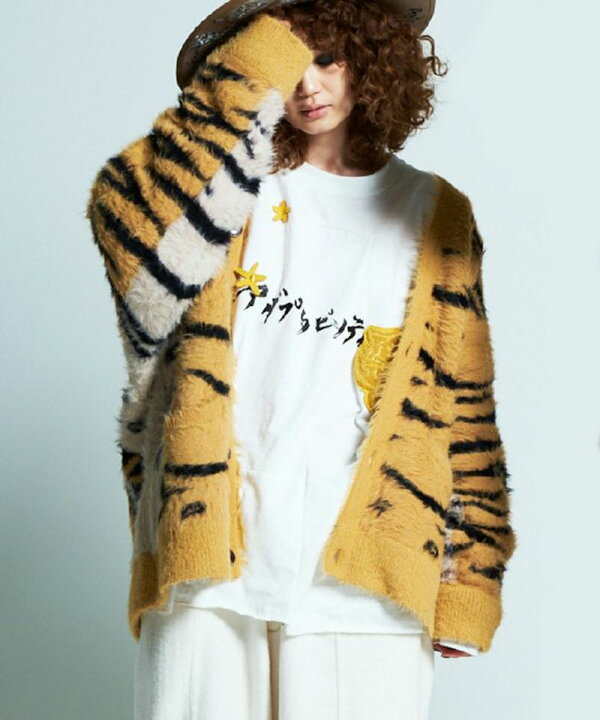 楽天市場】SEVESKIG セヴシグ Tibetan Tiger Knit Cardigan チベタン 