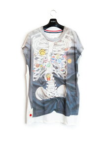 SEVESKIG�@Vintage Graphic Trompe-l'?il N/SL Tee�@�Z���V�O