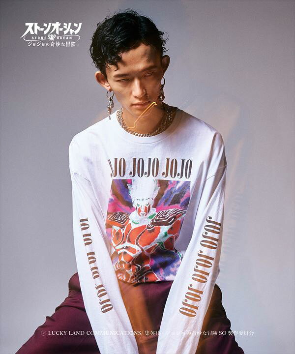楽天市場】JOJO x glamb グラム Sp Long Sleeves T / スタープラチナ 