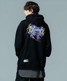 glamb グラム　Splash Logo Hoodie スプラッシュロゴフーディ