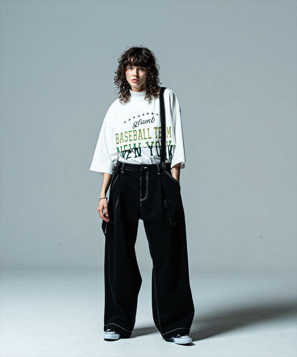 楽天市場】glamb グラム Suspender Raw Denim サスペンダーロウデニム 