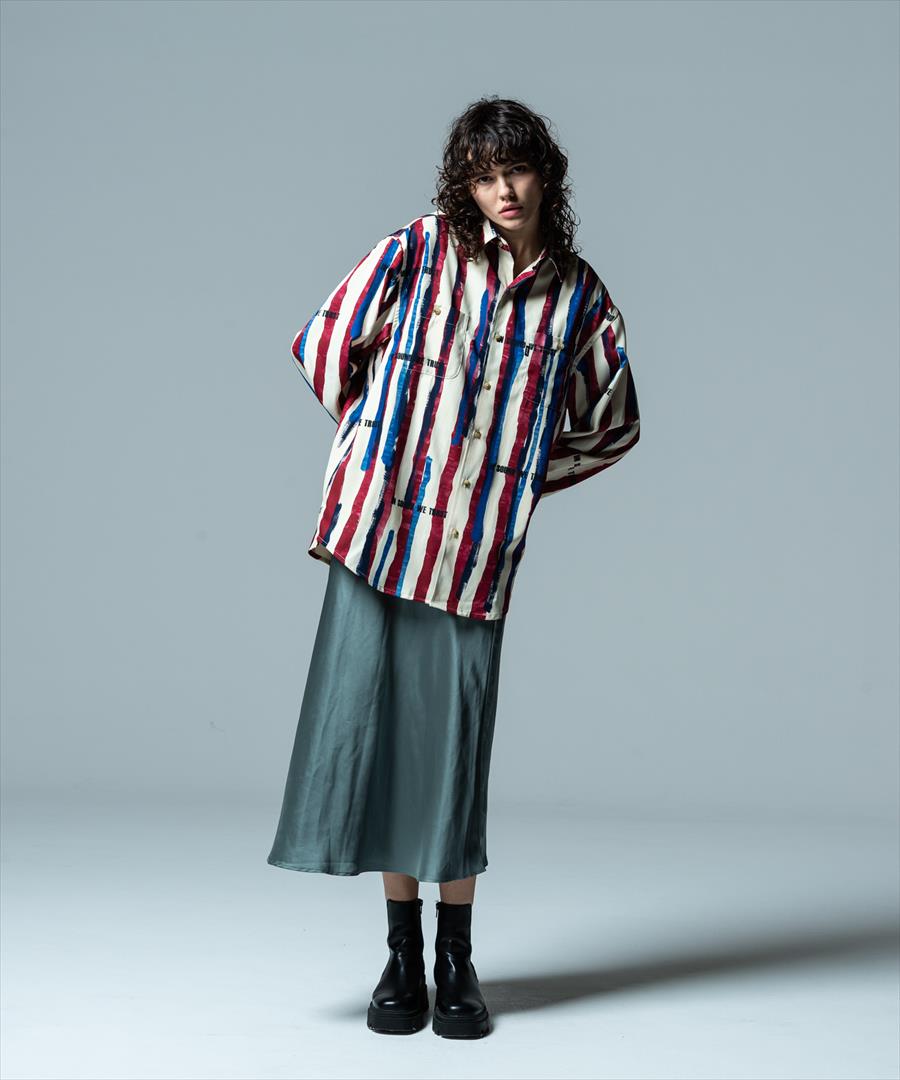 楽天市場】glamb グラム Mary Stripe SH メリーストライプシャツ 