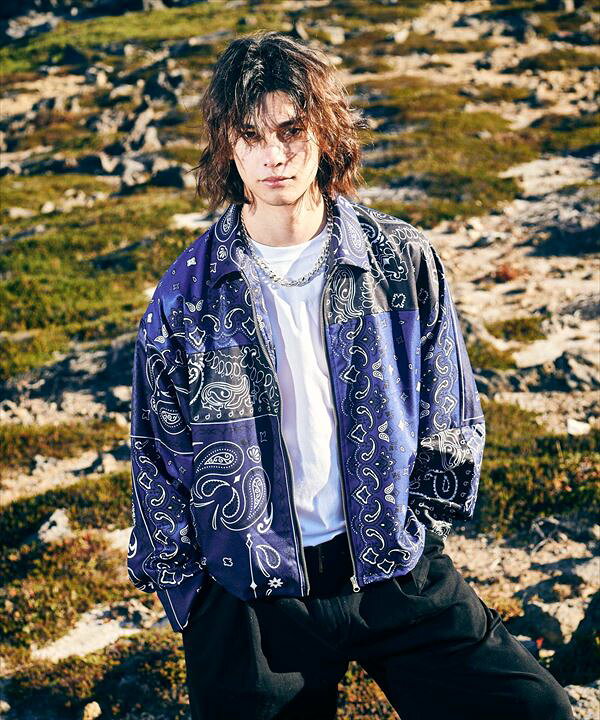 楽天市場】glamb グラム Big Paisley Blouson ビッグペイズリー  