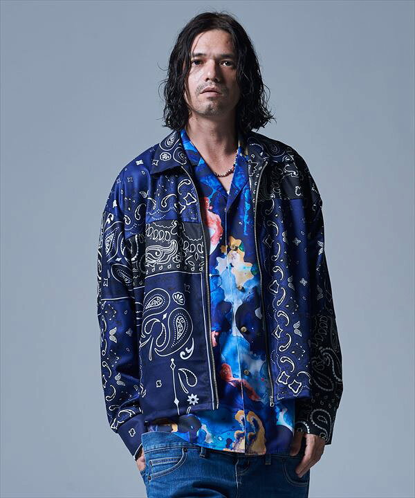 楽天市場】glamb グラム Big Paisley Blouson ビッグペイズリー  
