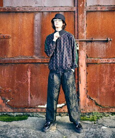 glamb グラム　Whole Pattern Wide Pants ホールパターンワイドパンツ