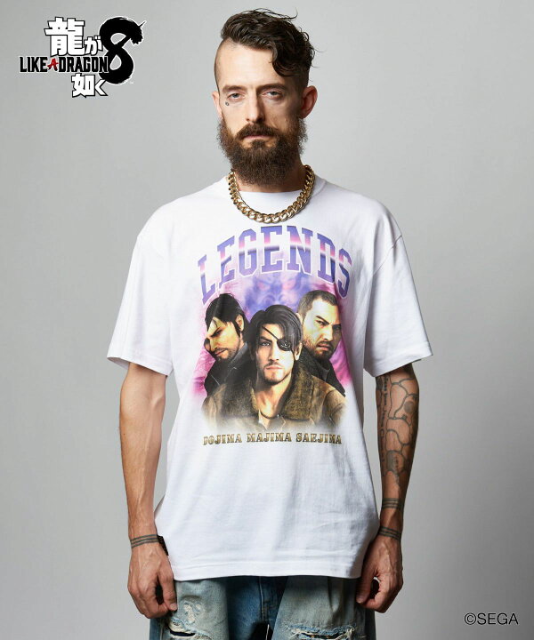 楽天市場】龍が如く8 glamb グラム 3 Legends T-shirts / スリー  