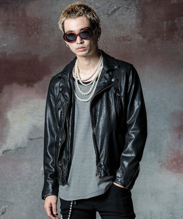 楽天市場】glamb グラム Punk Bouquet Riders Jacket パンクブーケ 