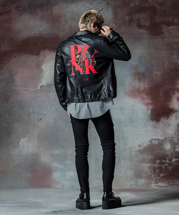 楽天市場】glamb グラム Punk Bouquet Riders Jacket パンクブーケ 