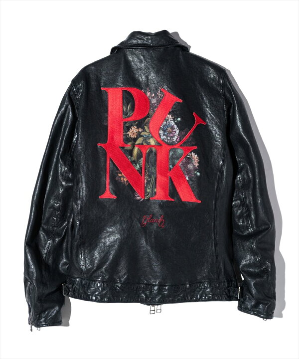 楽天市場】glamb グラム Punk Bouquet Riders Jacket パンクブーケ 
