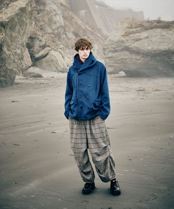 楽天市場】glamb グラム Glen Check Wide Pants グレンチェックワイド  