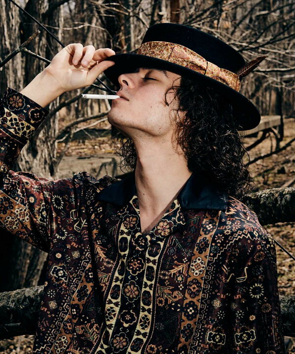 楽天市場】glamb グラム Open Collar Caravan Shirt オープンカラー 