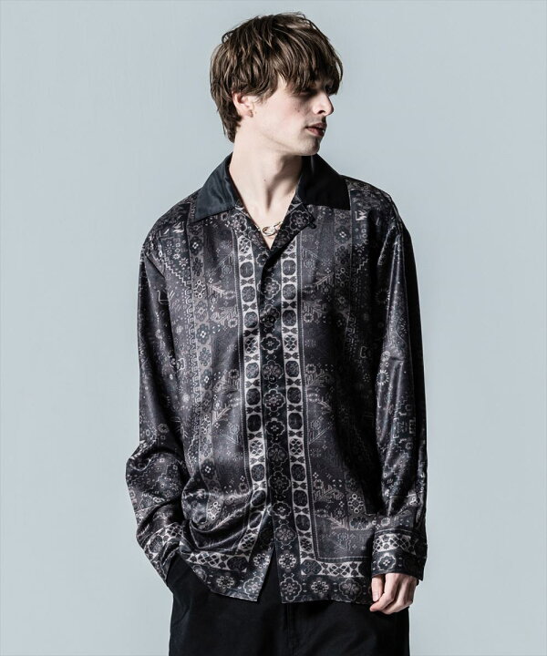 楽天市場】glamb グラム Open Collar Caravan Shirt オープンカラー 