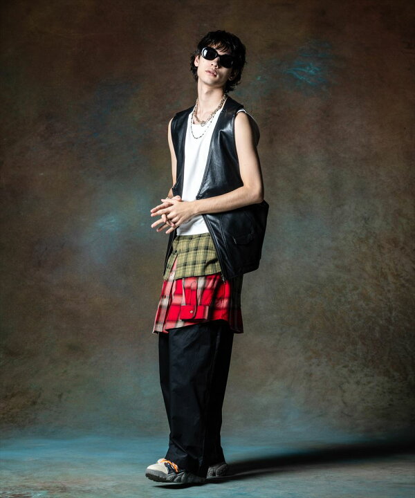 楽天市場】glamb グラム Grunge Layered Tank Top グランジレイヤード 