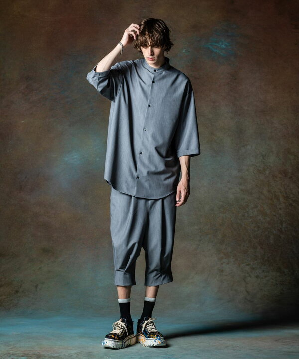 楽天市場】glamb グラム Stand Collar Monolith Shirt スタンドカラー  