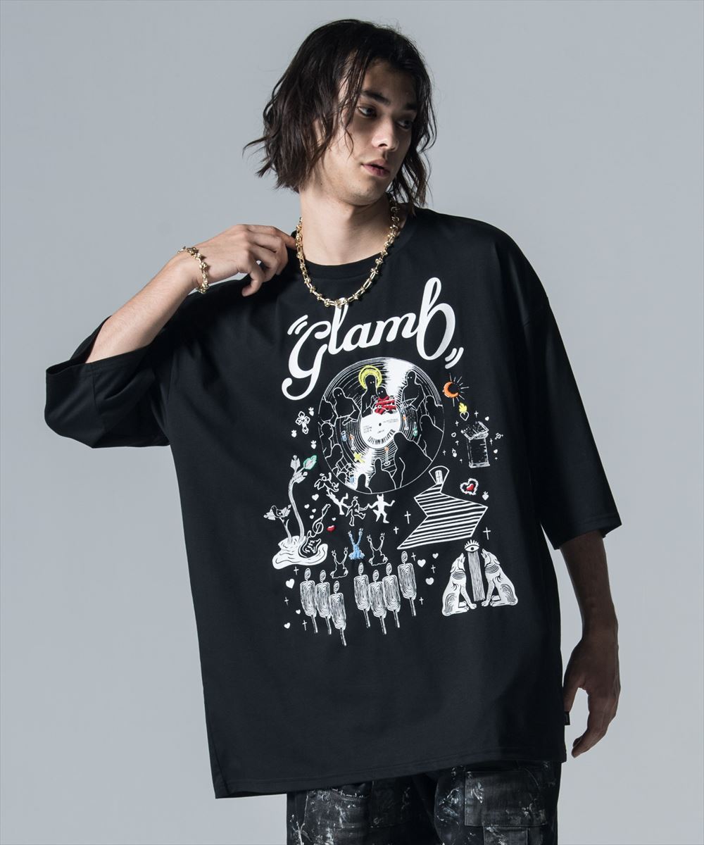 楽天市場】glamb グラム Needlework Oversize T-shirts ニードルワーク